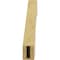 Ekena Millwork 3-inch W x 18-inch D x 18-inch H Westlake Rough Cedar Woodgrain TimberThane Knee Brace, Primed BRCUR03X18X18WTLRCPR - alternate 3